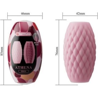 Masturbador masculino de silicona rosa Athena 2