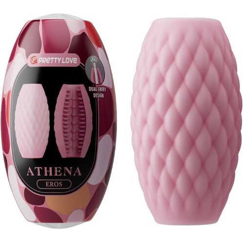 Masturbador masculino de silicona rosa Athena