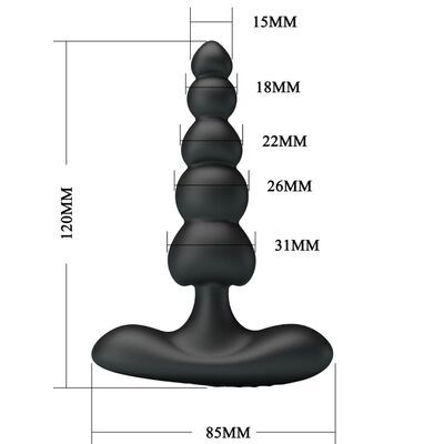 Plug anal con 10 modos de vibración Corban 2