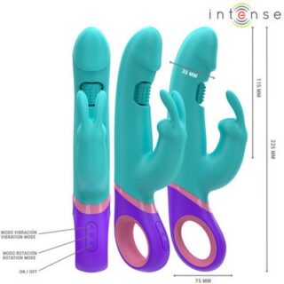 Vibrador Rabbit con estimulador rotatorio del punto G Mónica 2