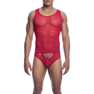 Bodysheer transparente rojo