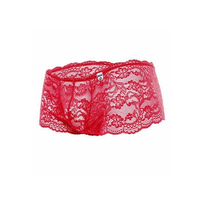 Bóxer de encaje rojo 4