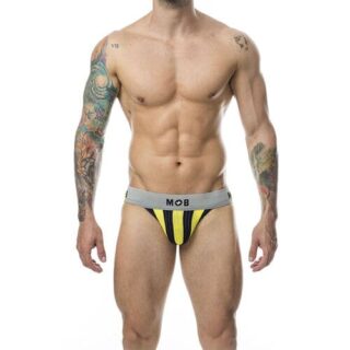 Suspensorio clásico Stripe amarillo