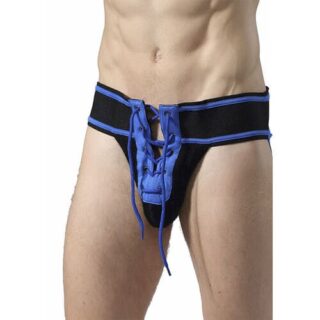 Suspensorio fetish fútbol azul