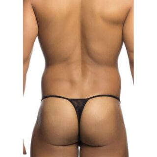 Tanga de encaje negro 2