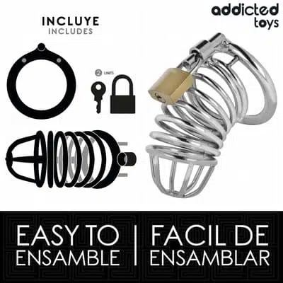 Jaula de metal para el pene Iron Cell 4,5 cm Talla M 3