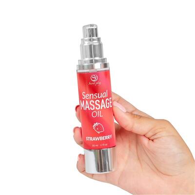 Aceite de masaje sensual fresa 50 ml 3