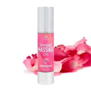 Aceite de masaje sensual pétalos de rosa 50 ml