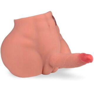 Masturbador con dildo realístico posición frontal con Thrusting Frederico 15 cm 4