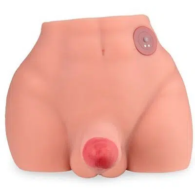 Masturbador con dildo realístico posición frontal con Thrusting Frederico 15 cm 5