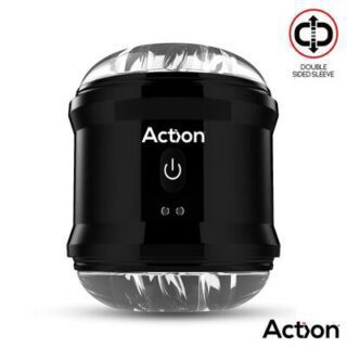 Masturbador con vibración y doble orificio Thor 2