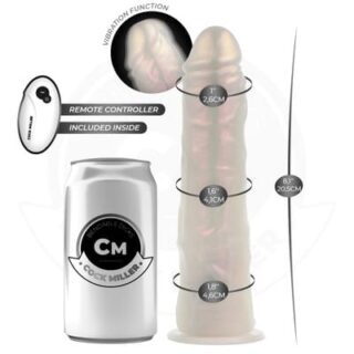 Dildo Cock Miller con control remoto luces y vibración 20,5 cm 2