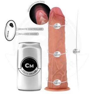 Dildo hiperrealístico con ventosa y Thrusting y control remoto 20,5 cm 2