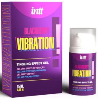 Gel vibrador líquido sabor a mora 15 ml INTT Releases 2