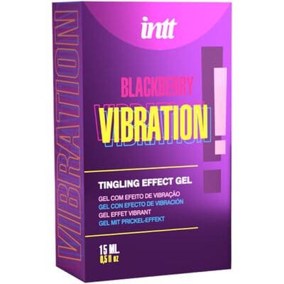 Gel vibrador líquido sabor a mora 15 ml INTT Releases 3