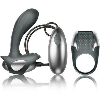 Anillo para el pene + masajeador de próstata con cable Excite Kit