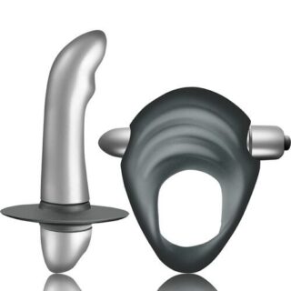 Anillo para el pene + vibrador de próstata para principiantes Entice Kit