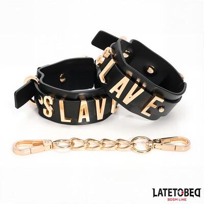 Esposas con cadena dorada Slave 5