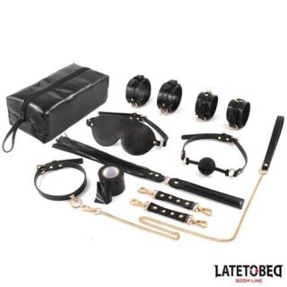 Kit BDSM de 8 piezas con bolsa de almacenaje