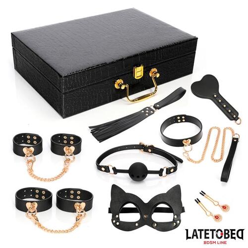 Kit BDSM de 8 piezas con maletín