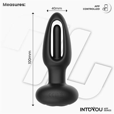 Plug anal con vibración y APP Zack 3
