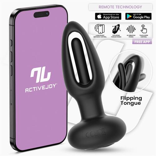 Plug anal con vibración y APP Zack