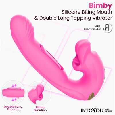 Vibrador con mordisqueo y lengua Bimby 4