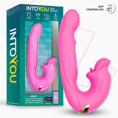 Vibrador con mordisqueo y lengua Bimby 5