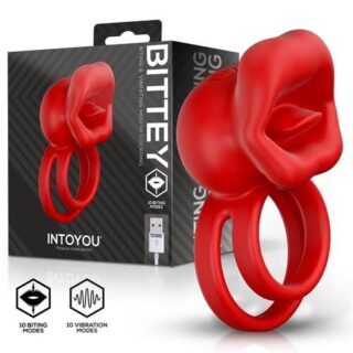 Anillo vibrador mordisqueo Bittey