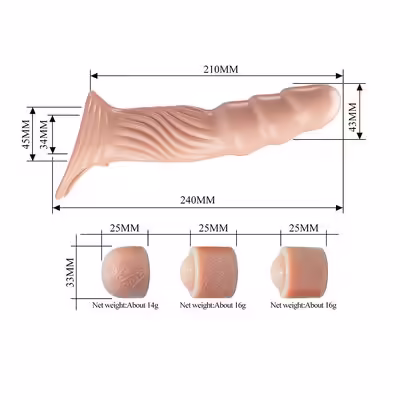 Funda para pene texturizada 2