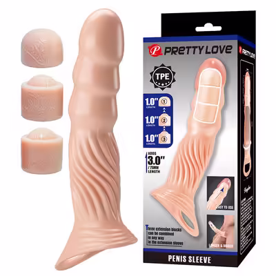 Funda para pene texturizada
