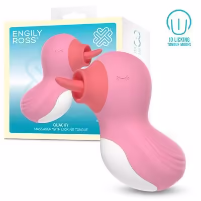 Masajeador con lengua Quacky