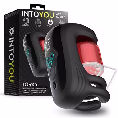 Masturbador con rotación Torky