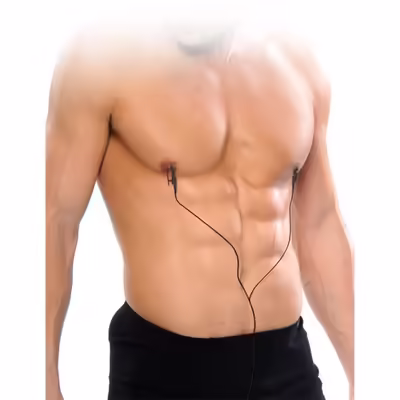 Pinzas para pezones electroestimulación