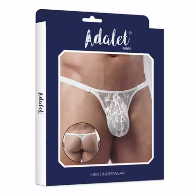 Tanga encaje blanco Luca 3