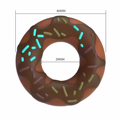 Anillo super Donut marrón 2
