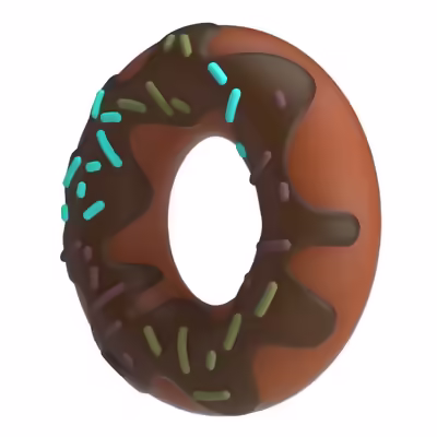 Anillo super Donut marrón 4