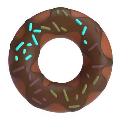 Anillo super Donut marrón