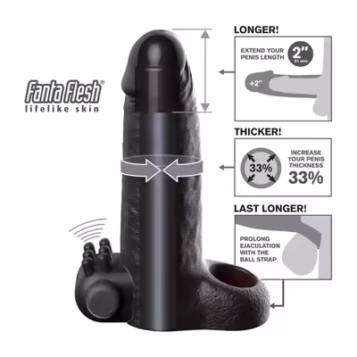 Funda extensora vibratoria negra 2